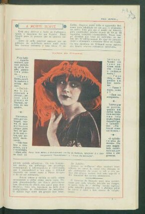 Vultos do cinema : Patsy Ruth Miller