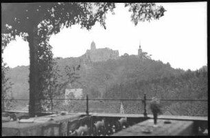 Rochsburg. Blick auf Schloss Rochsburg