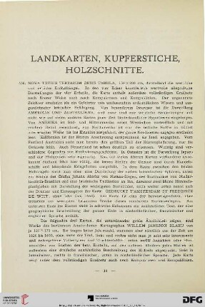 Landkarten, Kupferstiche, Holzschnitte (Nr. 556-699)