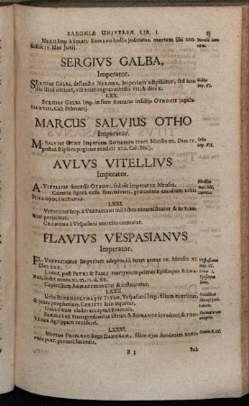Marcus Salvius Otho Imperator.