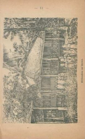 Missionshaus auf Borneo