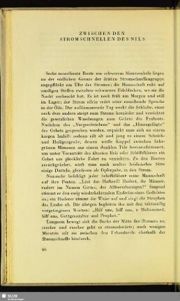 Zwischen Den Stromschnellen Des Nils