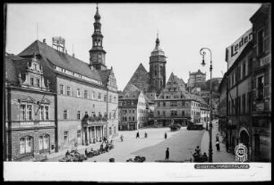 Pirna, Blick auf den Marktplatz