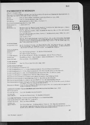 Fachbereich Medizin