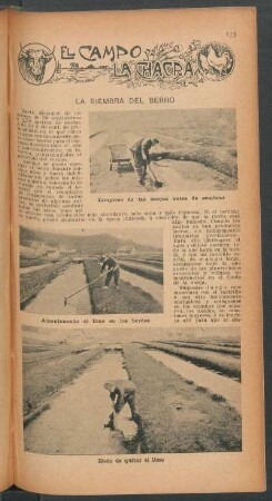 La siembra del berro : El campo y la chacra