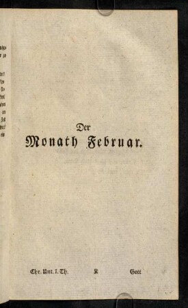 131-144, Morgenlied. - Der zweyte Februar.