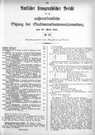 No. 20, 24. Mai 1911