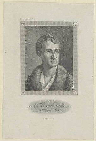 Bildnis des Jean-Jaques Rousseau