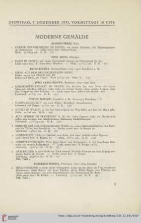 Moderne Gemälde (Nr. 1-58)