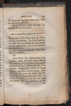 Dreiundzwanzigstes Capitel