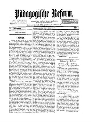 "Pädagogische Reform" und "Deutsche Lehrer-Zeitung"
