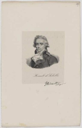 Bildnis des Marie Jean Hérault de Sechelles