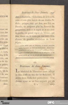 28. Bravoure de deux femmes