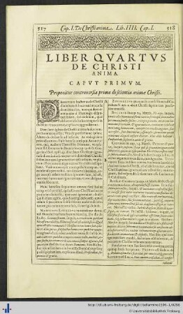 Liber Quartus De Christi Anima.
