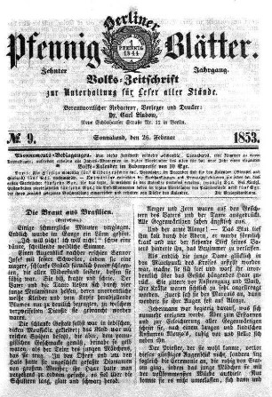 Nr. 9, Sonnabend, den 26. Februar