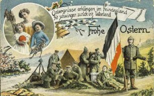 Frohe Ostern - Ostergrüße erklingen im Feindesland [...]