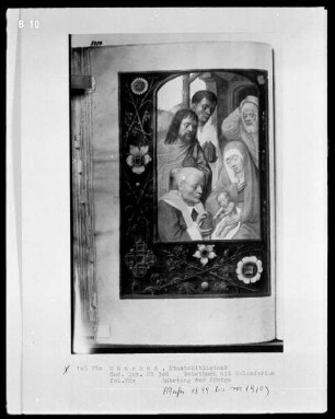 Gebetbuch mit Kalendarium — Anbetung der Könige, Folio 78verso