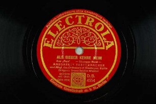 Als Sieger kehre heim : aus "Aida" / Giuseppe Verdi