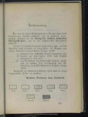 Sächsische Adelsfamilien und deren Wappen (Fortsetzung)
