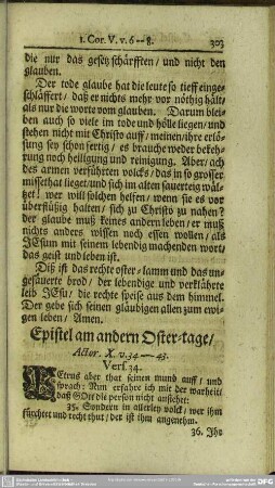 Epistel am andern Oster-tage
