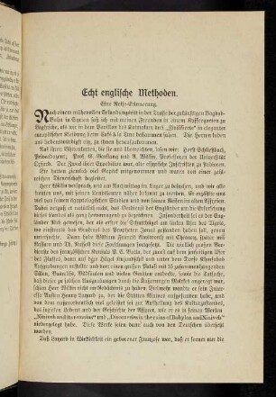 53 Echt englische Methoden