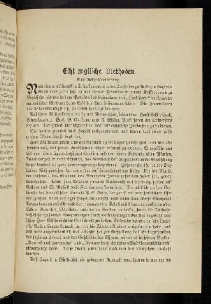 53 Echt englische Methoden