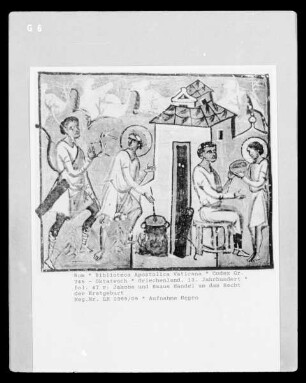 Codex Gr. 746 - Oktateuch — Jakobs und Esaus Handel um das Recht der Erstgeburt, Folio fol. 47 r