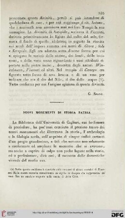 Nuovi monumenti di storia patria