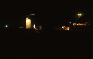 Postenturm in der Nacht