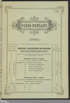 Preis-Courant