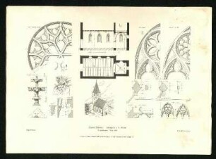 Kloster Schöntal. Torkapelle z. h. Kilian. Ansichten und Grundriss.
