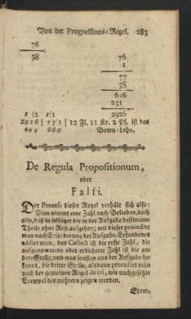 De Regula Propositionum, oder Falsi.