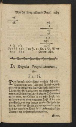 De Regula Propositionum, oder Falsi.
