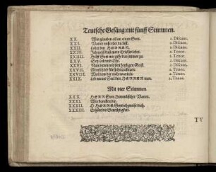 Teutsche Gesäng