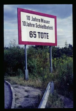 Grenze b. Düppel 5.9.71.