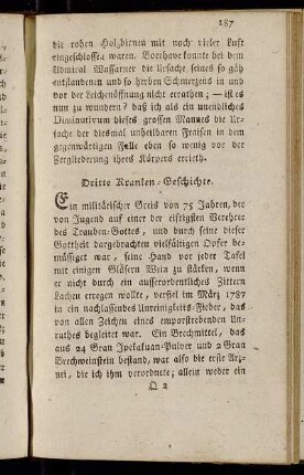 Dritte Kranken-Geschichte.