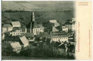 Schmiedeberg. Kirche und Stadt
