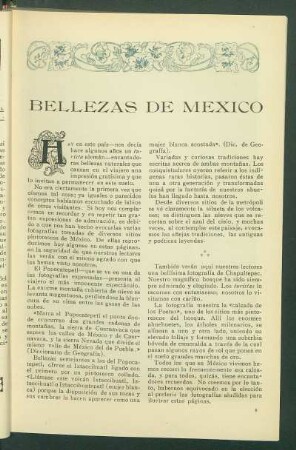 Bellezas de México
