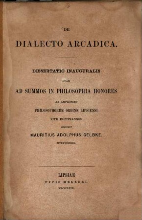 De dialecto arcadica