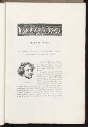 Première partie. La famille de van Dyck - van Dyck chez van Balen et chez Rubens - Ses premières ceuvres