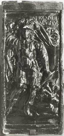Ofenkachel mit Figur