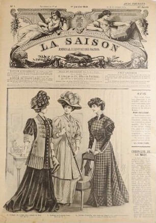 Sammlung: La Saison, Journal illustré des dames (1908)