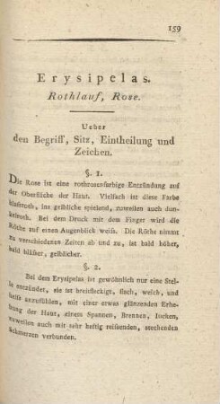 Erysipelas. Rothlauf, Rose