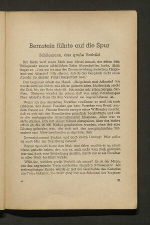 Bernstein führte auf die Spur