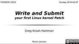 Write and Submit your first Linux Kernel Patch