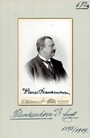 Blankenhorn, Ernst, Nationalliberale (spätere Aufnahme)