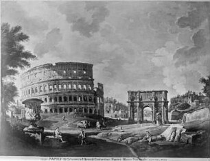 Das Kolosseum und der Titusbogen in Rom