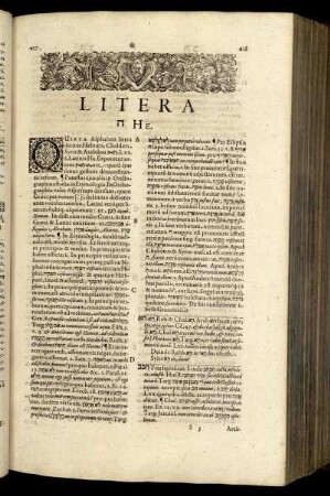 Litera [...] He.