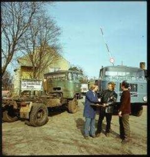 Kreisbetrieb für Landtechnik Kyritz, Ablieferung eines LKW zur Überholung