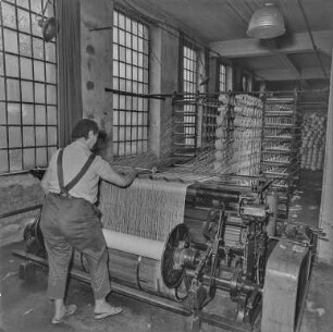 Vegro Wilthen : Wilthen. VEB Vegro. Blick in die Industriehalle